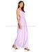 DL Backless Lavender Chiffon Maxi Dress